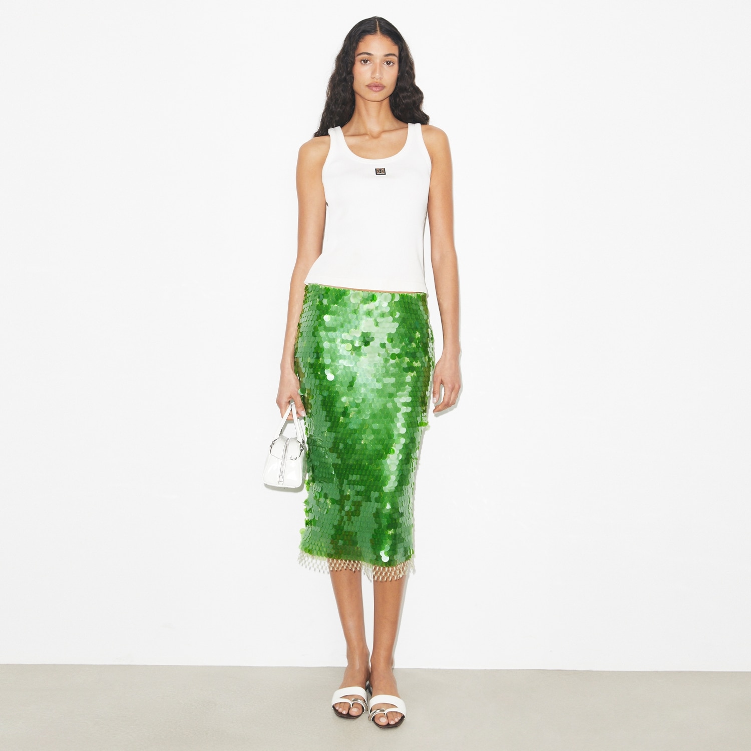 Shop the sequin skirt