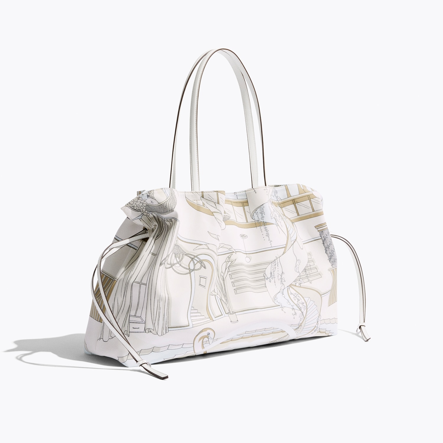 Shop the Ella Drawstring Printed Tote
