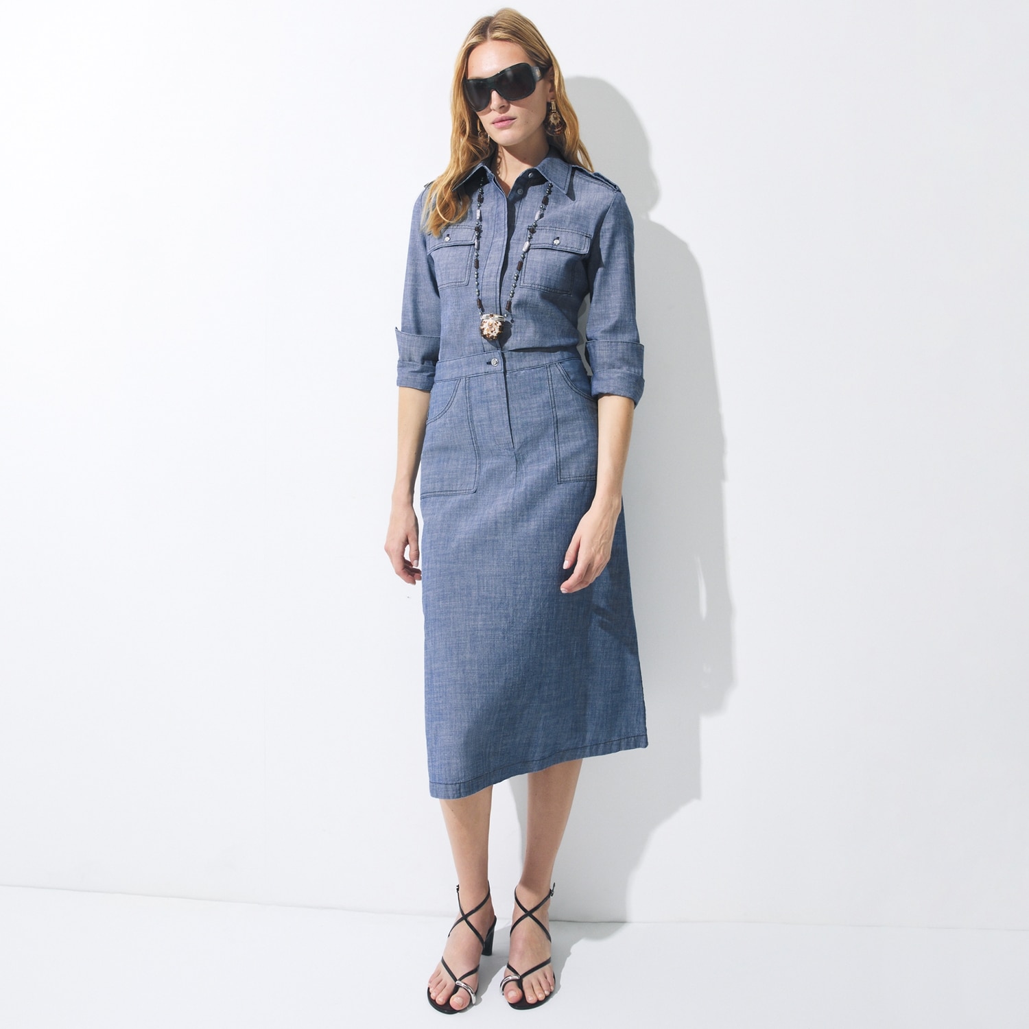 Shop the chambray set