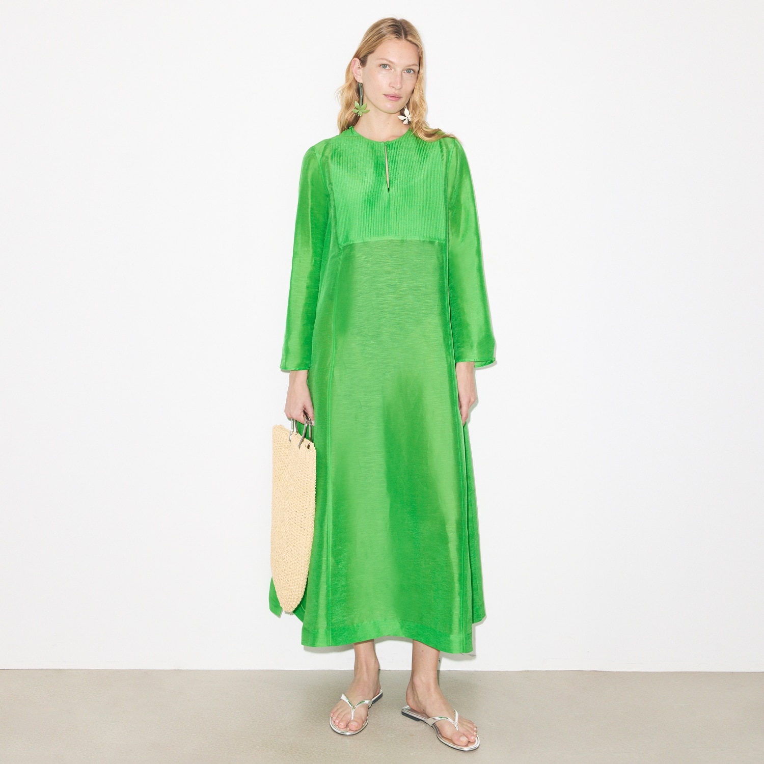 Shop the linen caftan