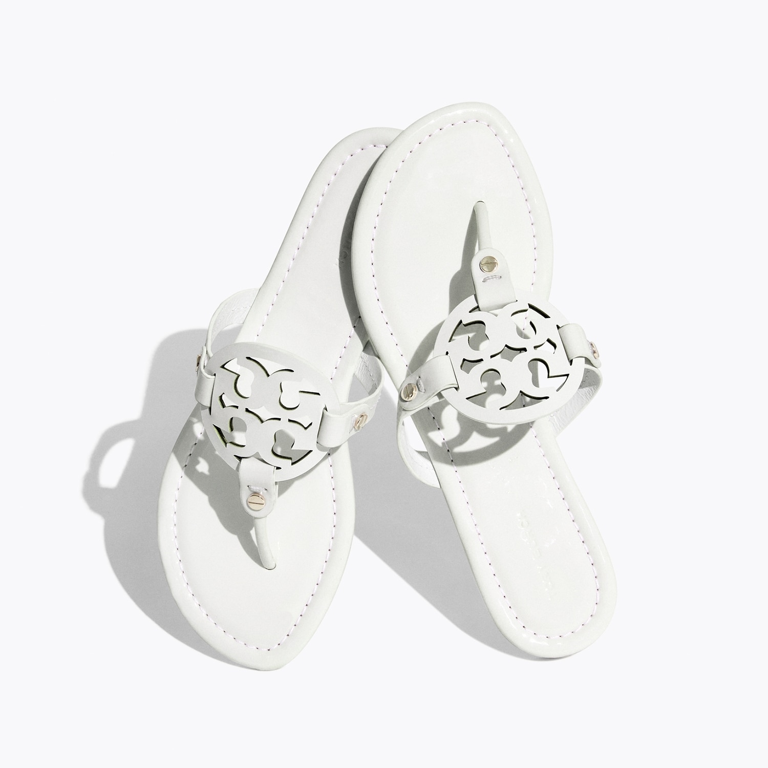 Shop the White Patent Miller Sandal