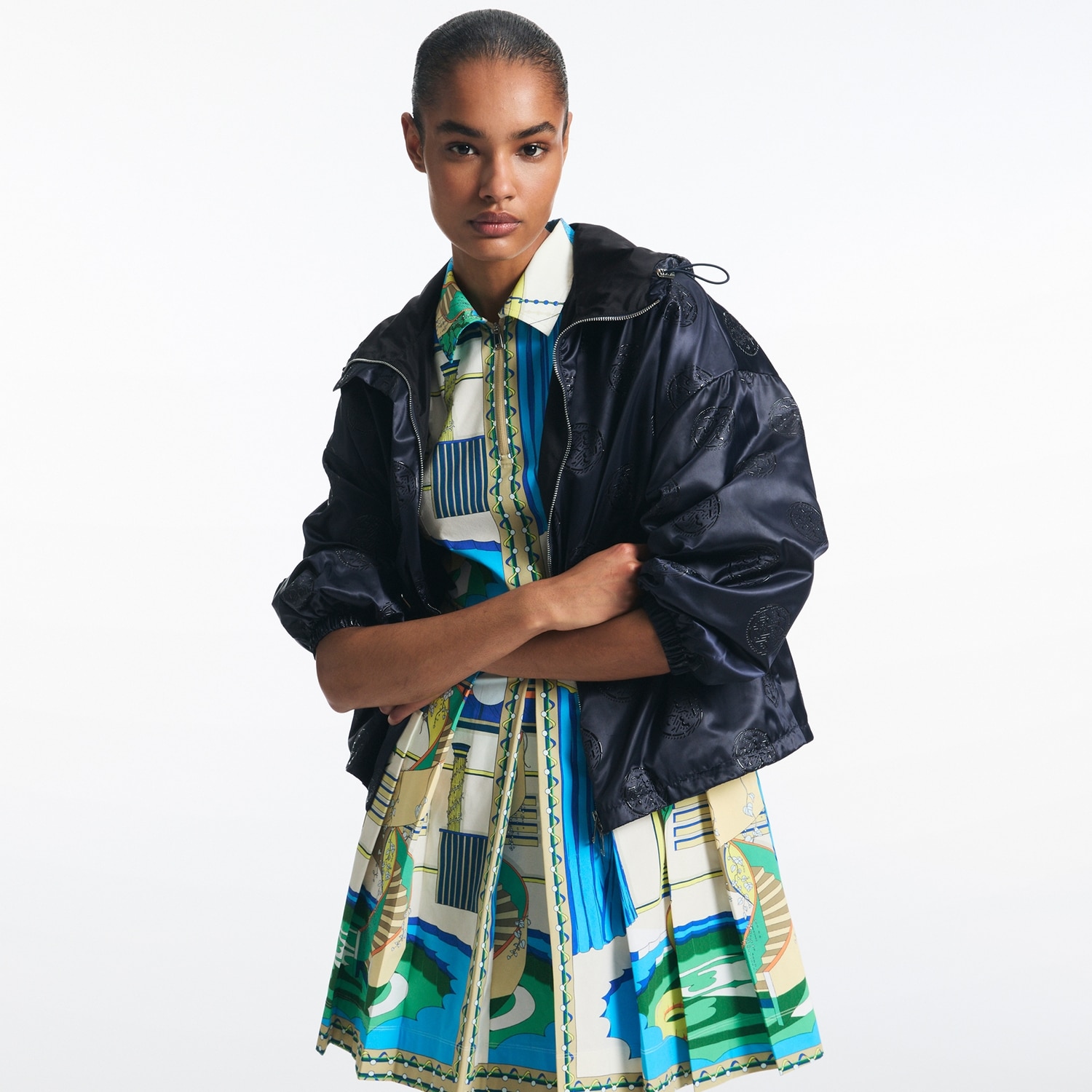 Shop the printed golf dress