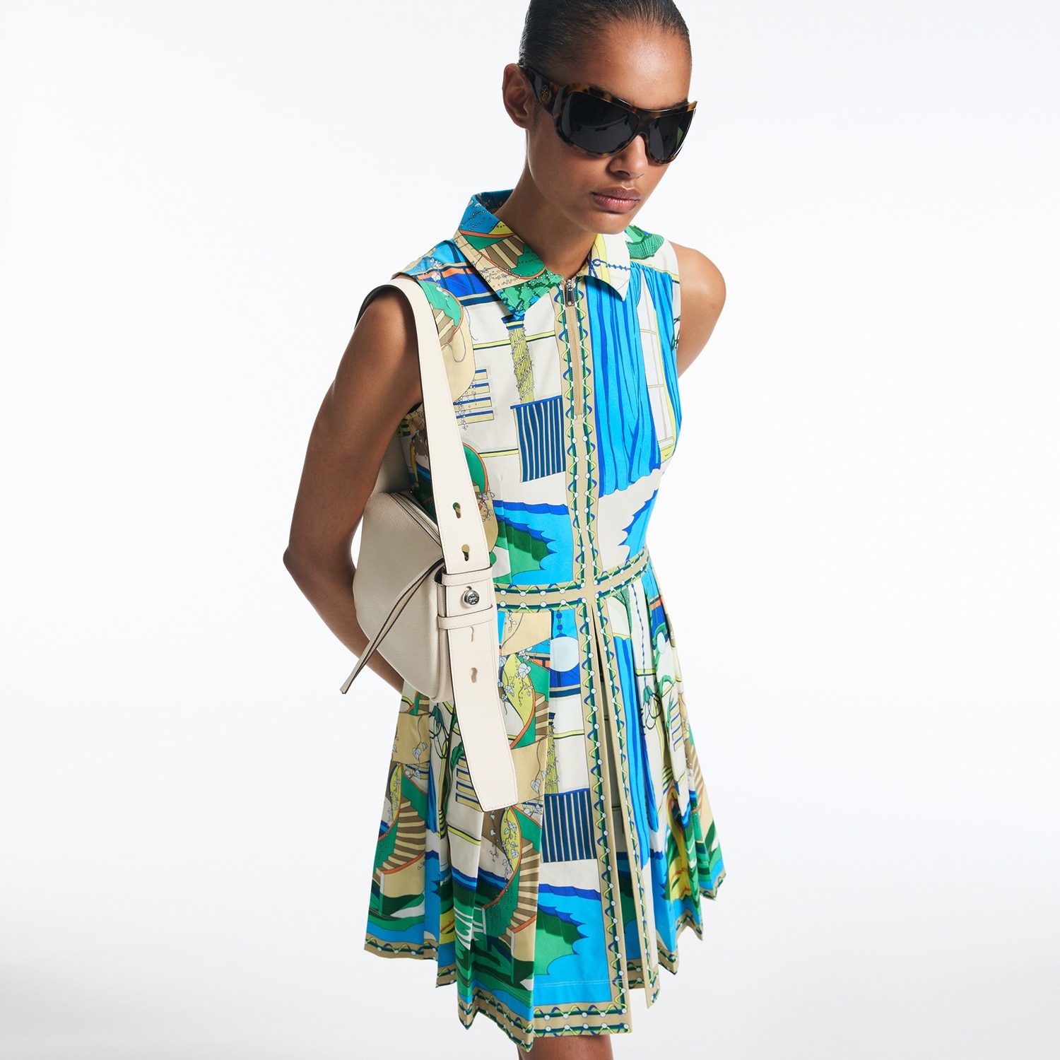 Shop the printed golf dress