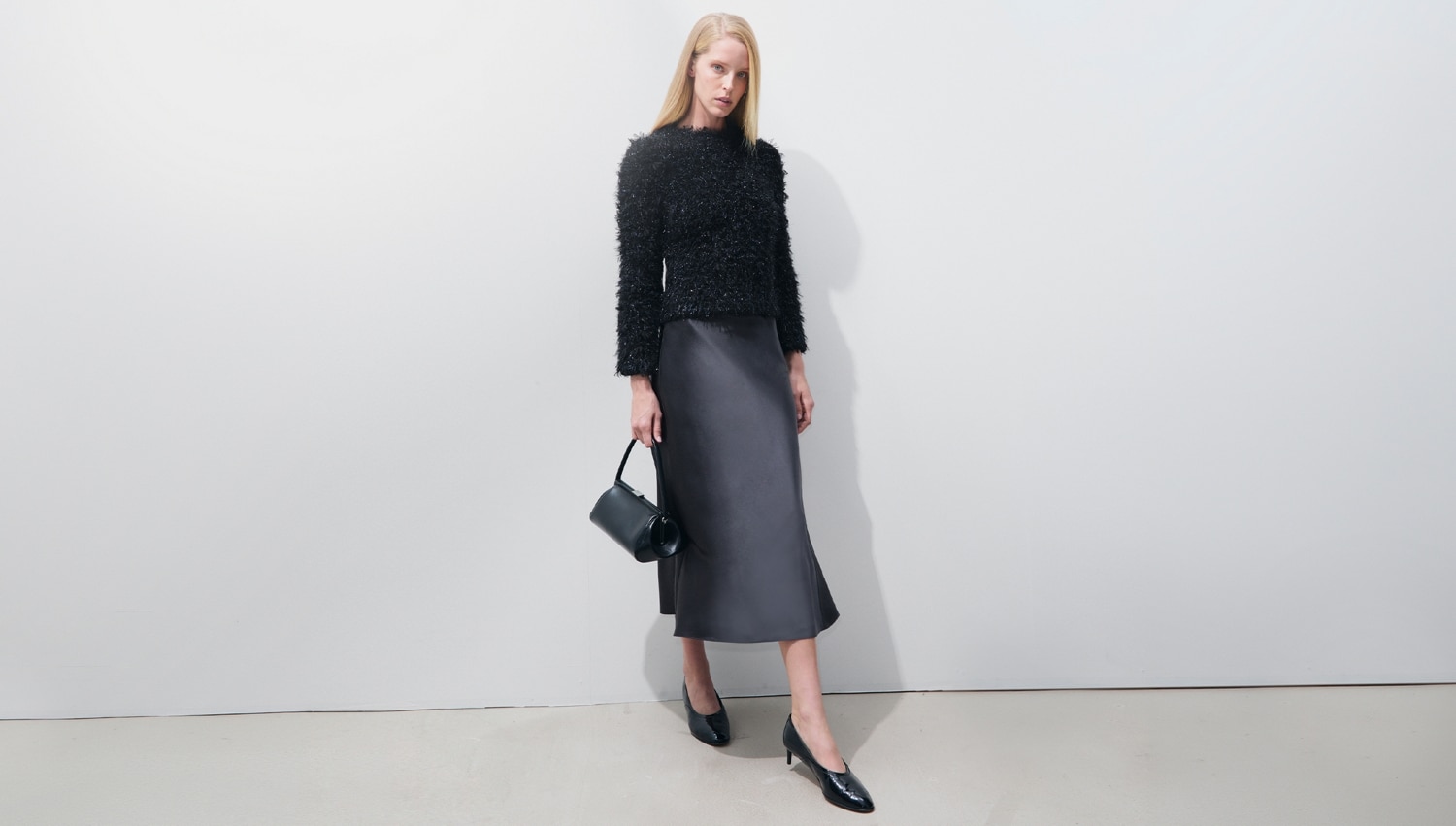 Shop the satin skirt