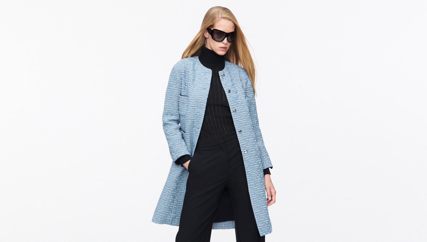 Shop the chiffon coat