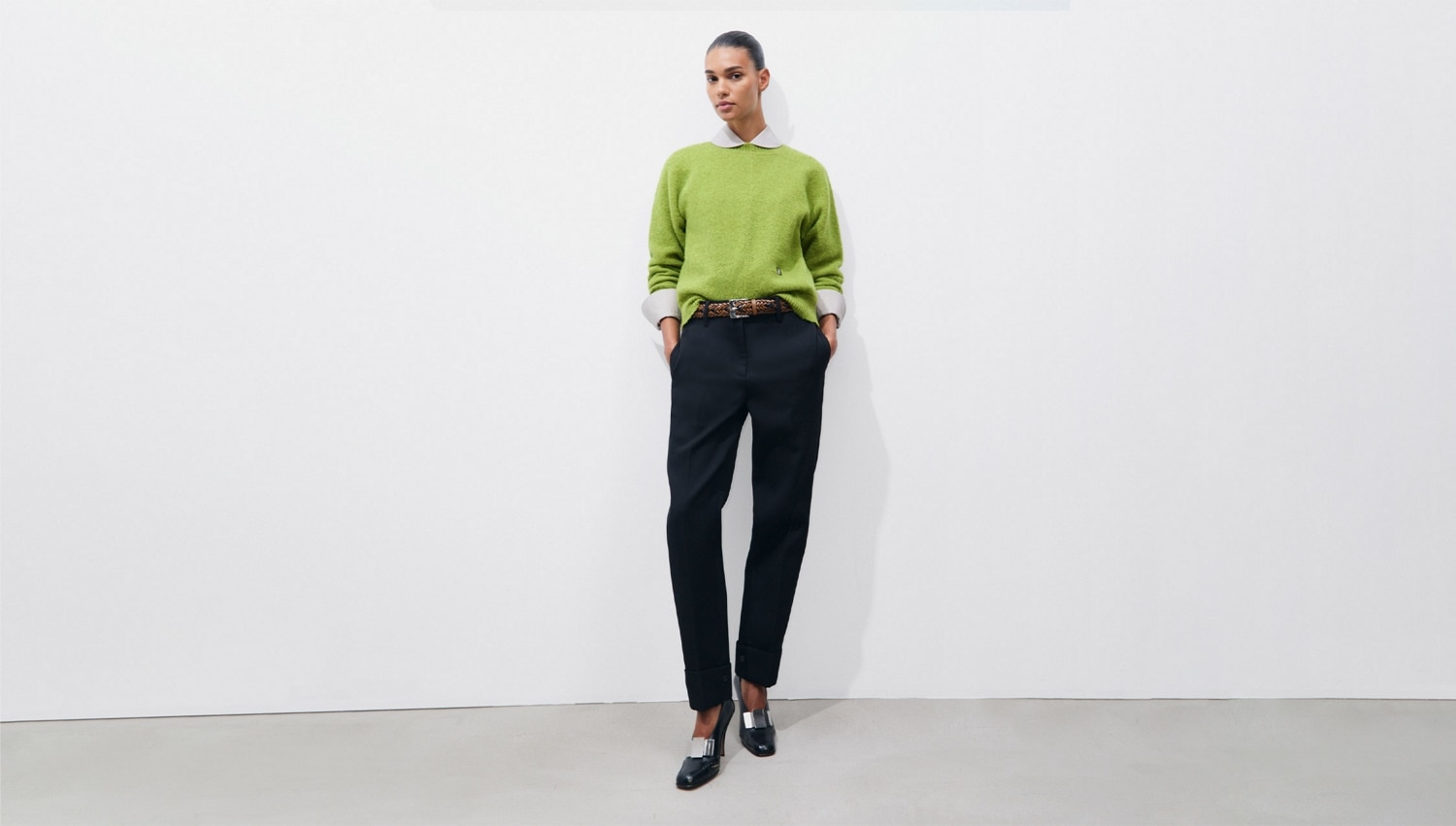 Shop the green sweater
