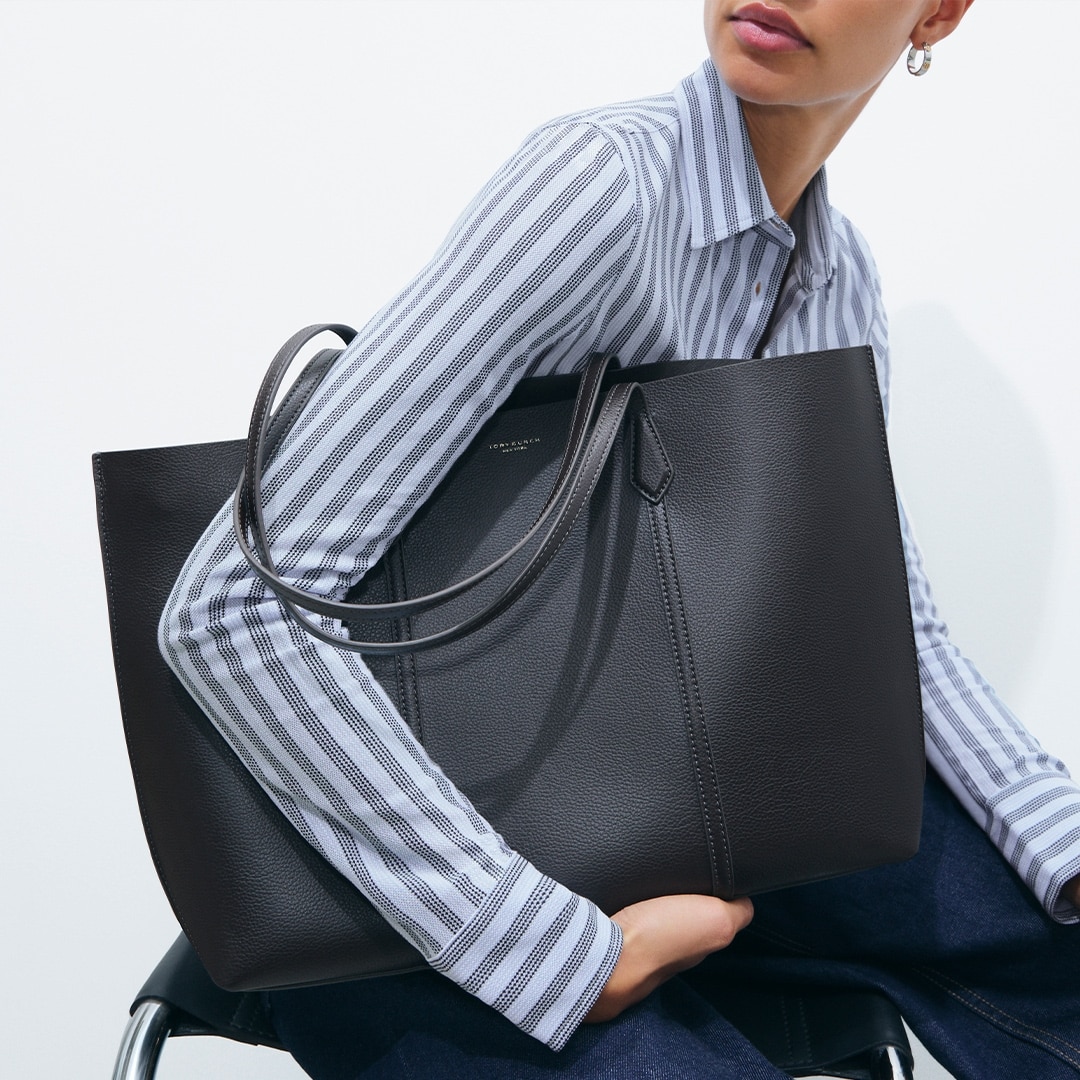 Small Perry Zip Tote: Women's Designer Tote Bags | Tory Burch