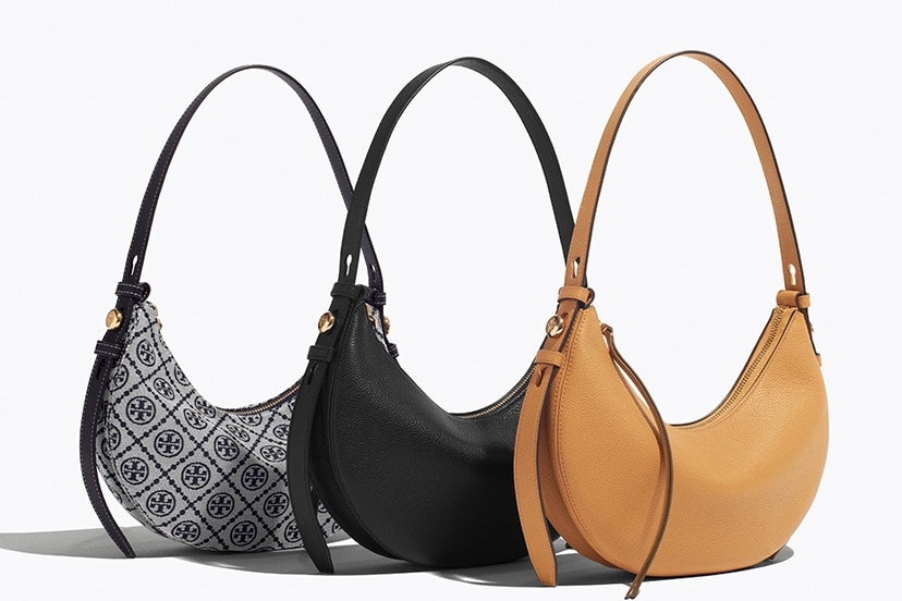 T Monogram Romy Half Moon Bag: Women's Designer Shoulder Bags
