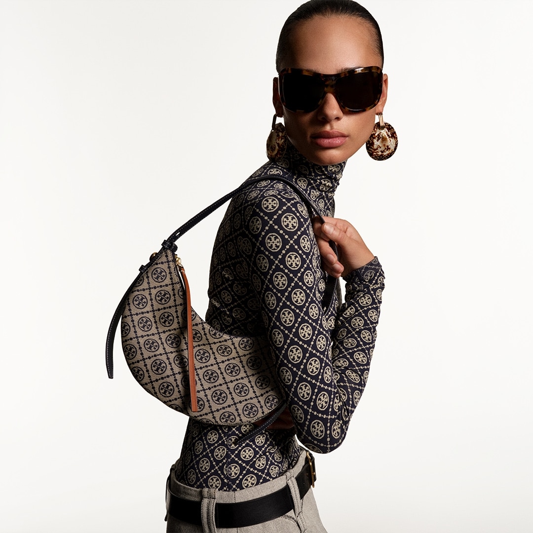 ロミー ハーフムーンバッグ: レディース ショルダーバッグ | Tory Burch JP