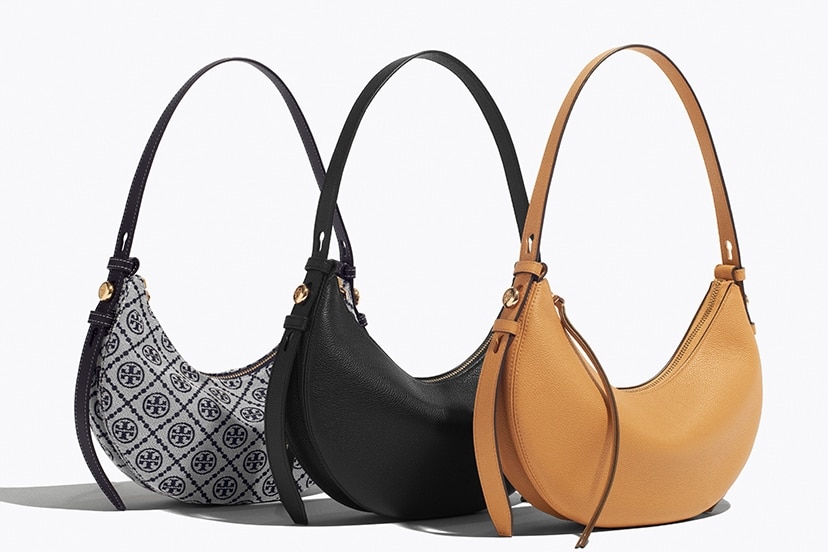 T Monogram Romy Half Moon Bag: Women's Designer Shoulder Bags