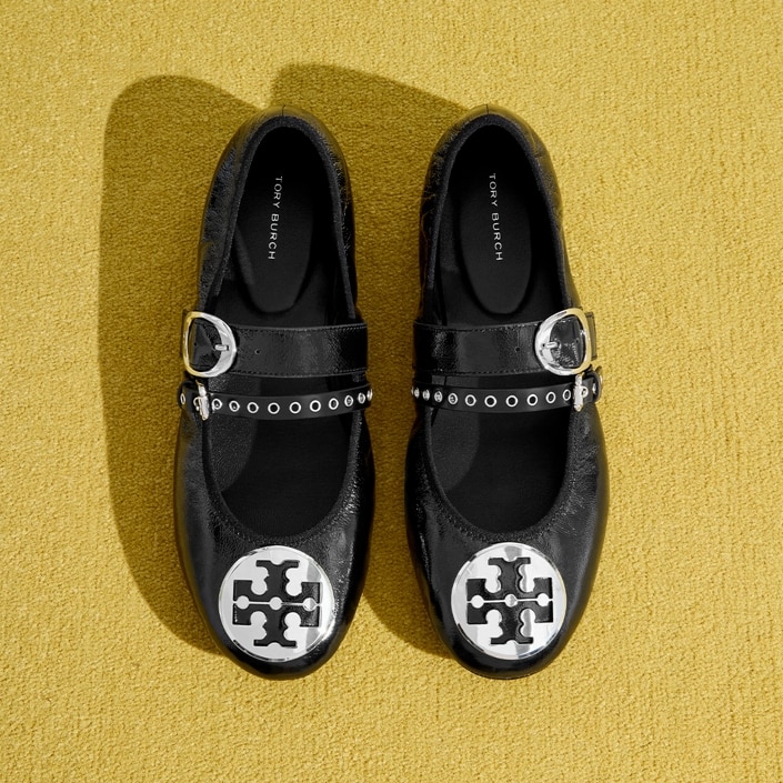 Reva Punk Travel Ballet: Women's Designer Flats | Tory Burch
