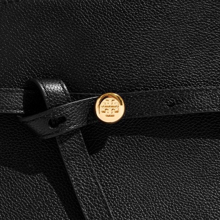 Romy Croc-Embossed Bauletto: Women's Designer Satchels | Tory Burch