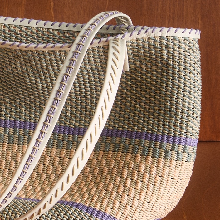 H572 Tory Burch トリーバーチ　トートバッグ　かご　編み込み Large Handwoven Basket Tote: Women's Designer Tote Bags | Tory Burch