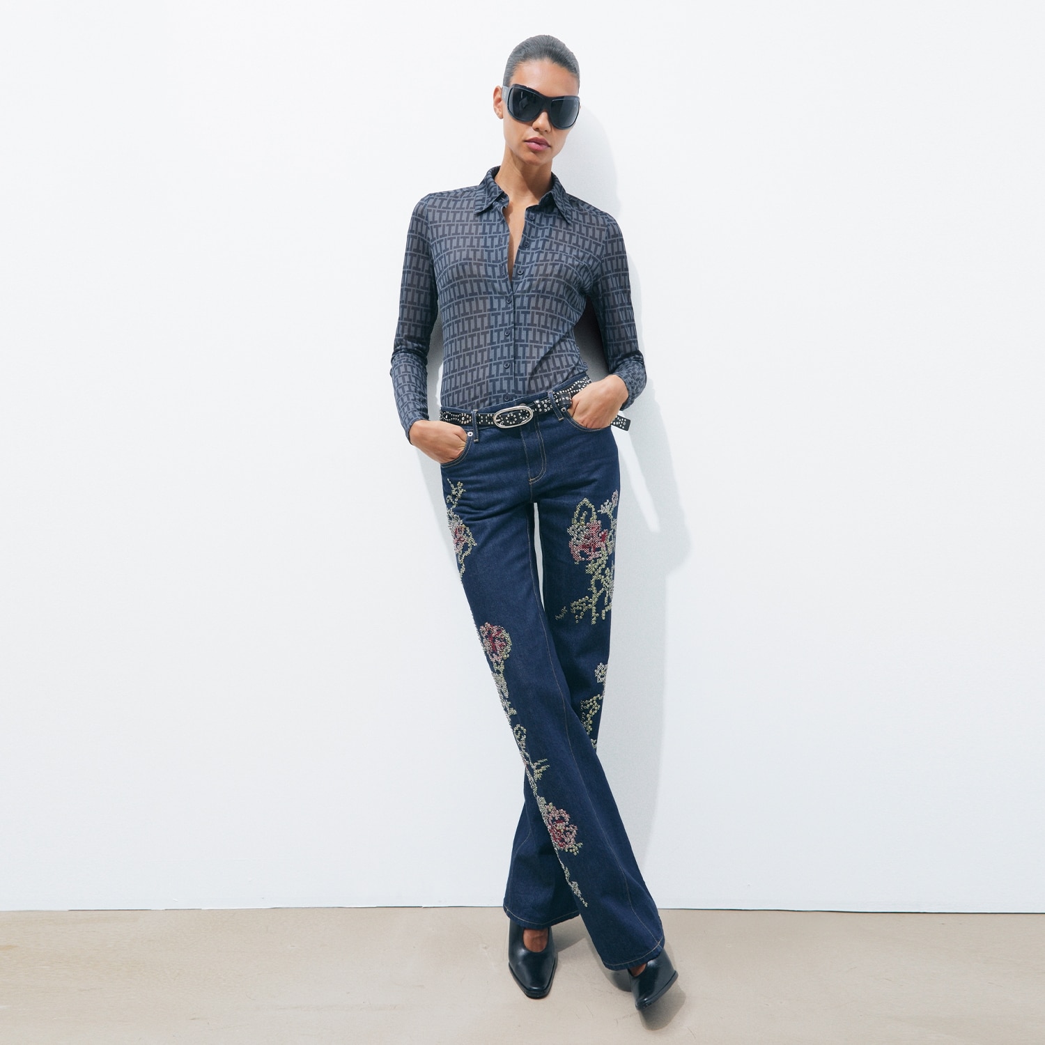 Shop the embellished jean