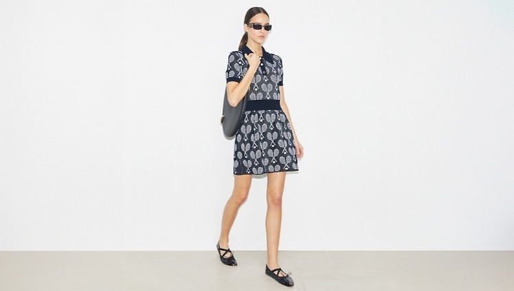 Shop Tory Sport Racquet Dress