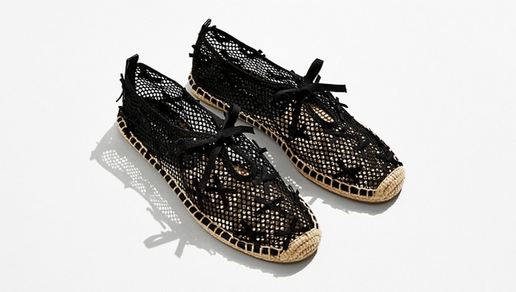 Shop Mesh Espadrille