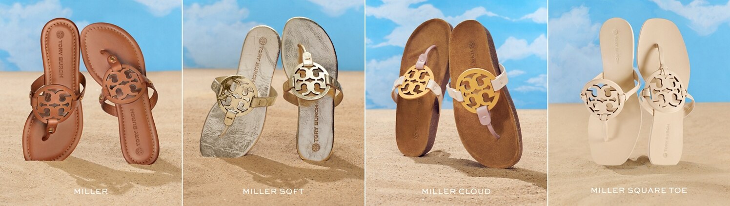 tory burch miller sandals best color