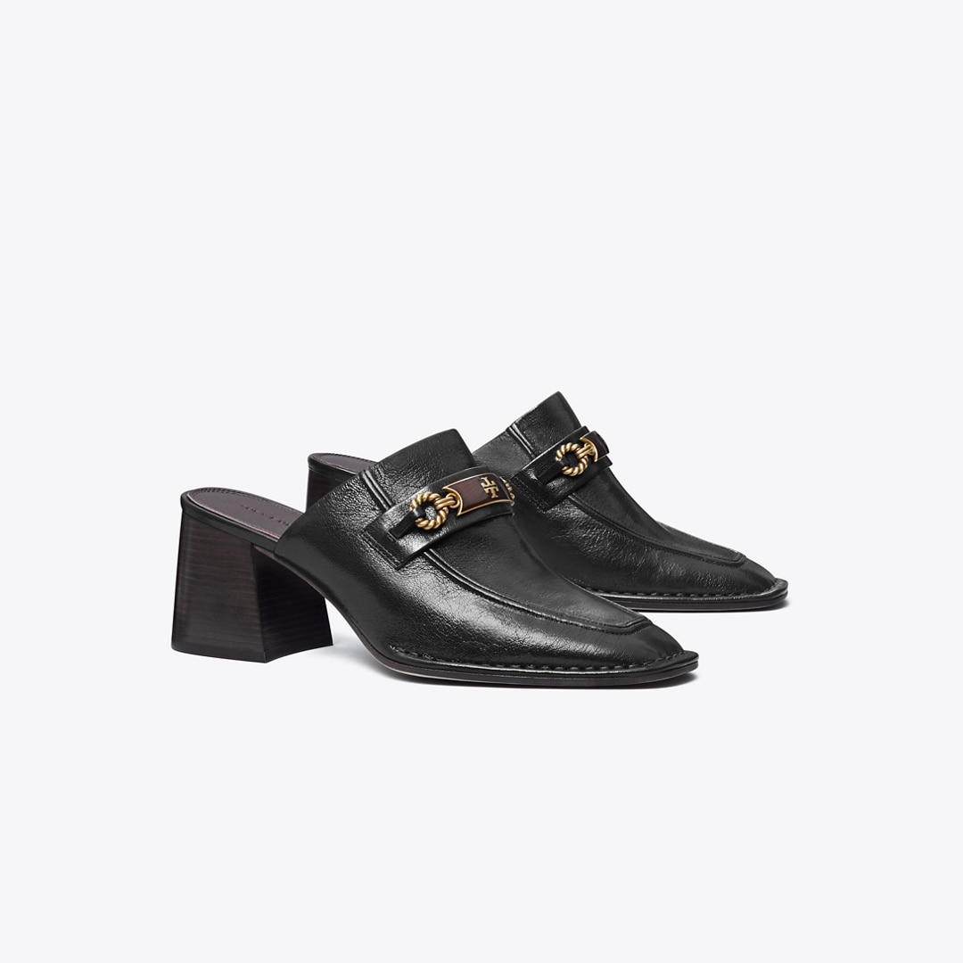 Tory Burch Perrine Heel Mule In Black