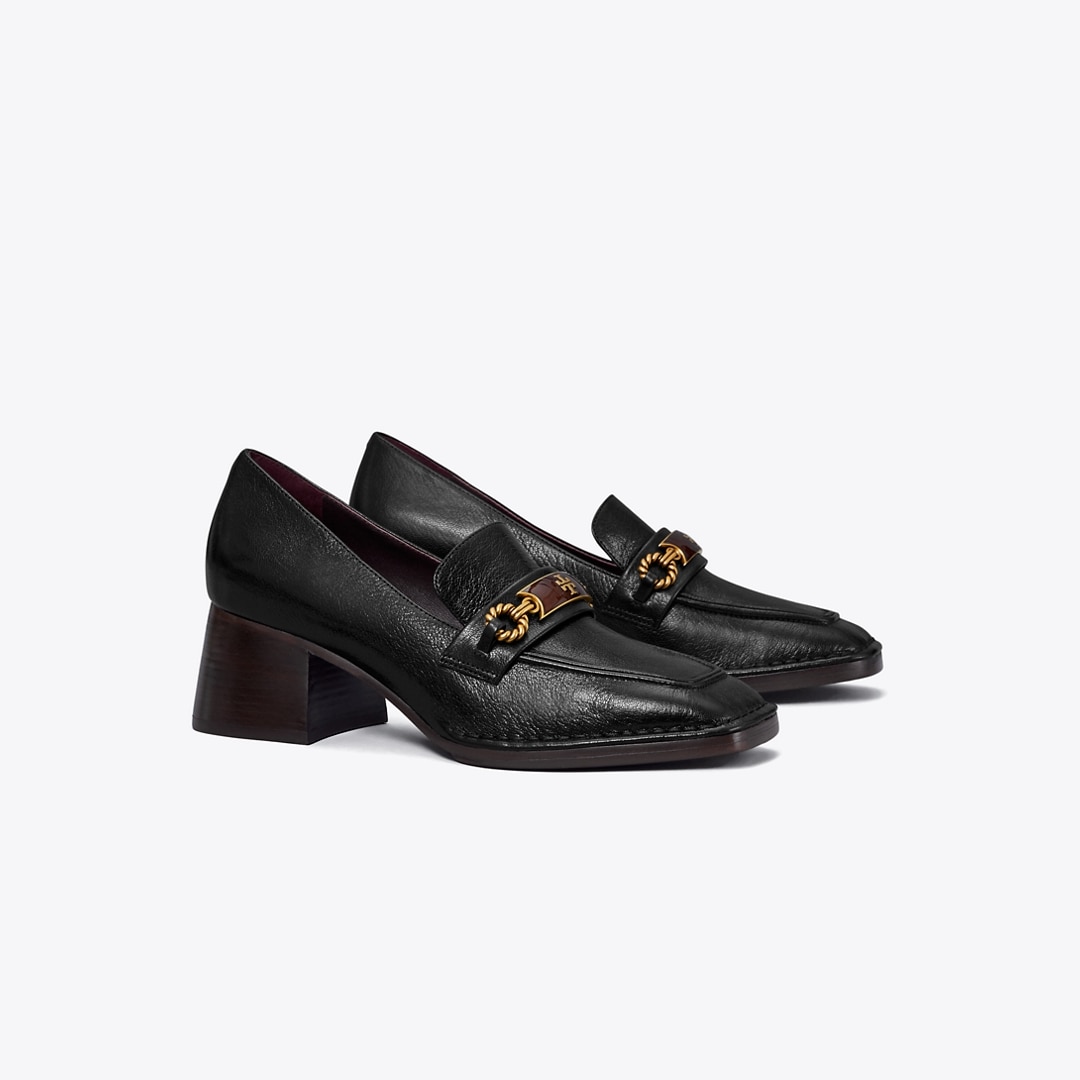 Tory Burch Perrine Heel Loafer In Black