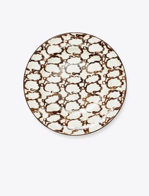 Tory Burch Spongeware Rim Soup Bowl, Set Of 2 In Brown