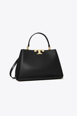 Tory Burch Eleanor Satchel In Black