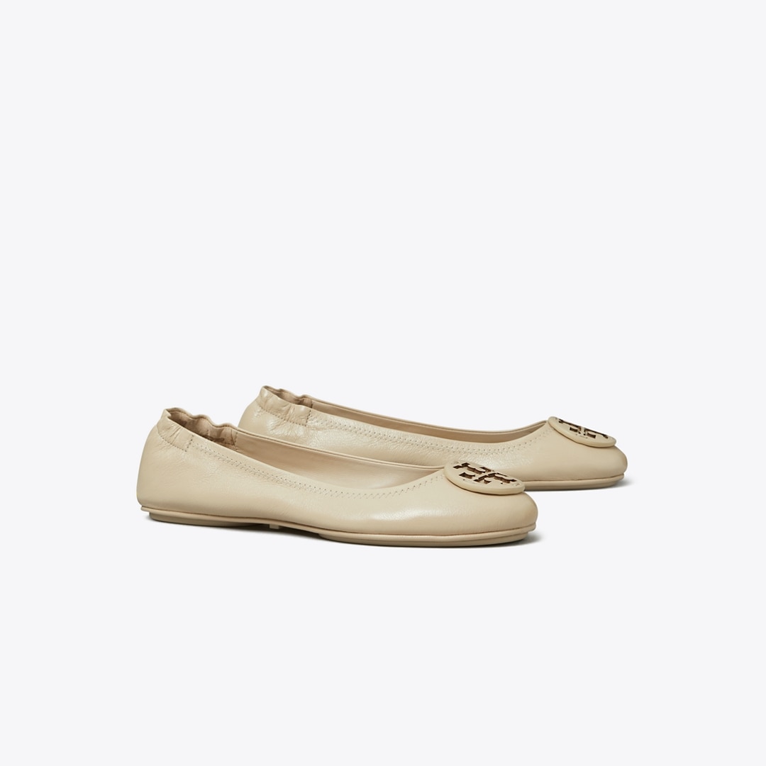 Tory Burch Damen Minnie Reiseballerina In Gray