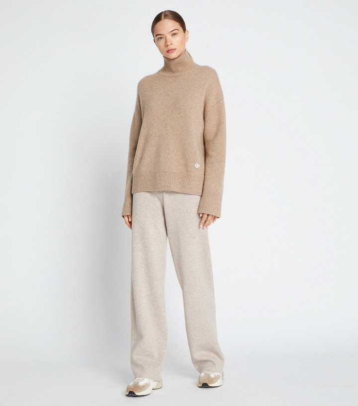 Cashmere Wide-Leg Pant: Women's Designer Bottoms | Tory Sport