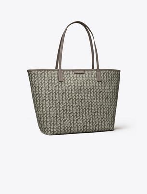 Tory Burch Ever-ready Zip Tote In Gray