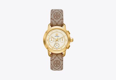 Tory Burch T Monogram Chronograph Watch