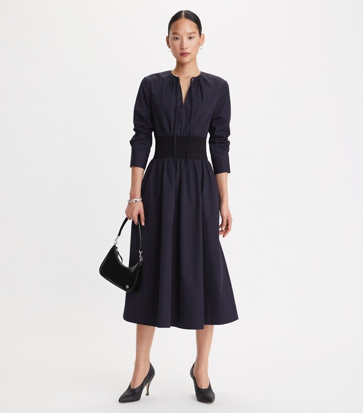 ワンピース POPLIN KNITTED DRESS bkk22123_black_xl?pdp.template