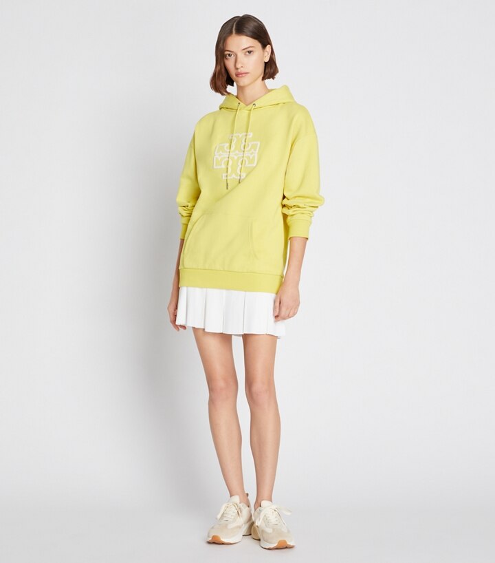 French Terry Logo Hoodie: Women's Designer Sweaters | Tory Sport