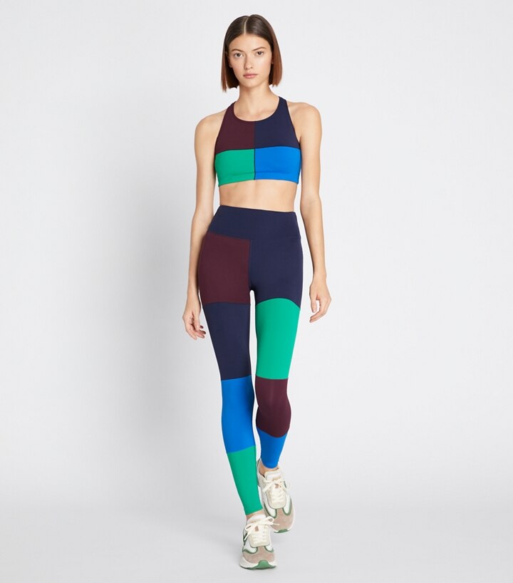 Weightless Colorblock Long Bra: Women's Designer Sports Bras