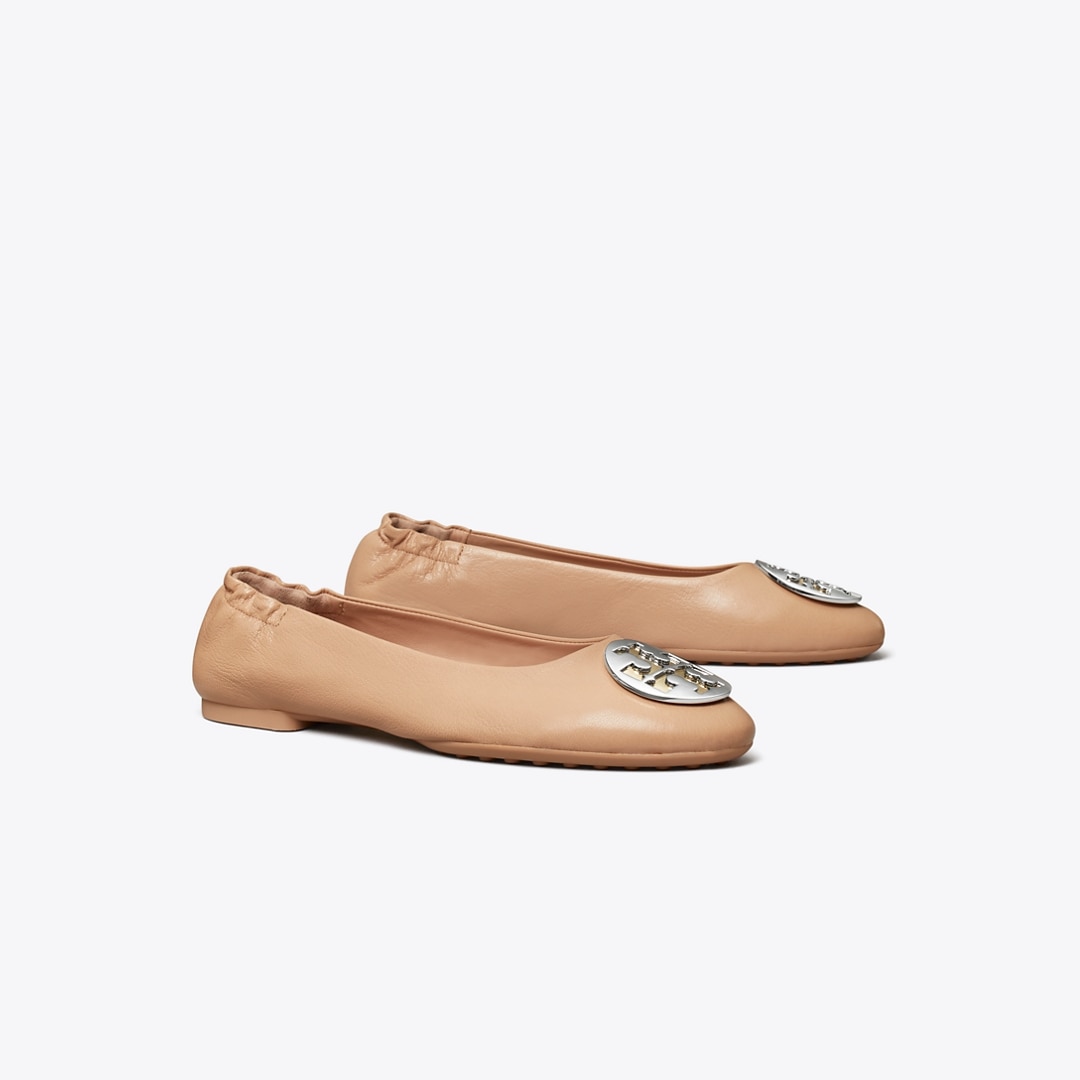 Tory Burch Damen Claire Ballerina In Beige In Sand