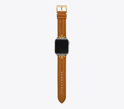 Tory Burch Kira Band For Apple Watch® In Brown