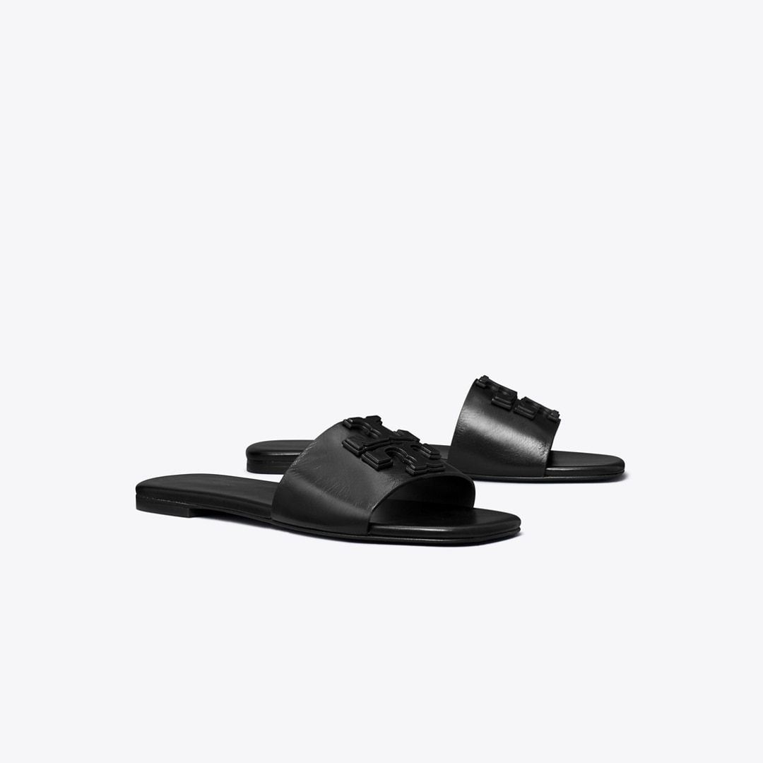 Tory Burch Ines Single-band Slide In Black
