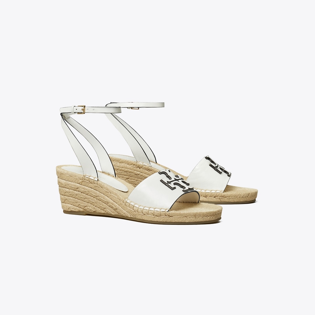 Tory Burch Ines Espadrille Wedge In White