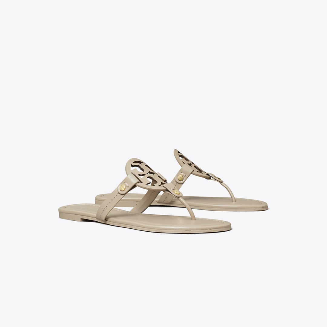 Tory Burch Miller Sandal In Gray