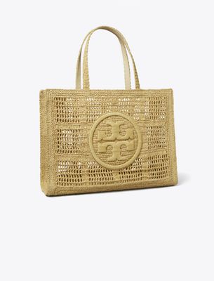 Tory Burch Large Ella Hand-crocheted Tote In Brown
