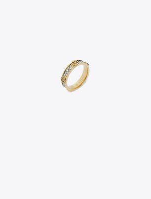Tory Burch Miller Stud Ring In Brown