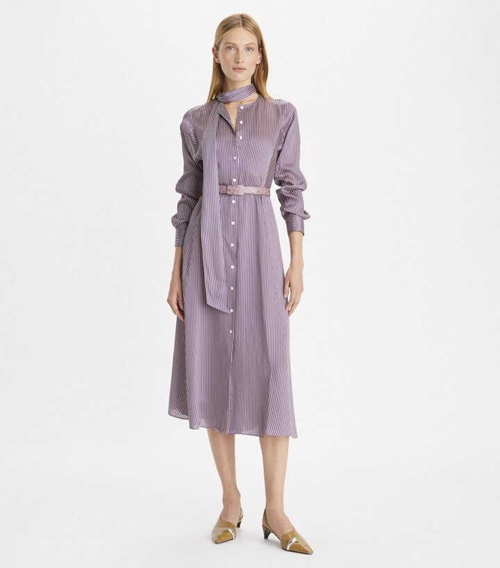 シルクドレス★Tory Burch★PRINTED SILK SHIRTDRESS Printed Silk Shirtdress: Women's Designer Dresses | Tory Burch