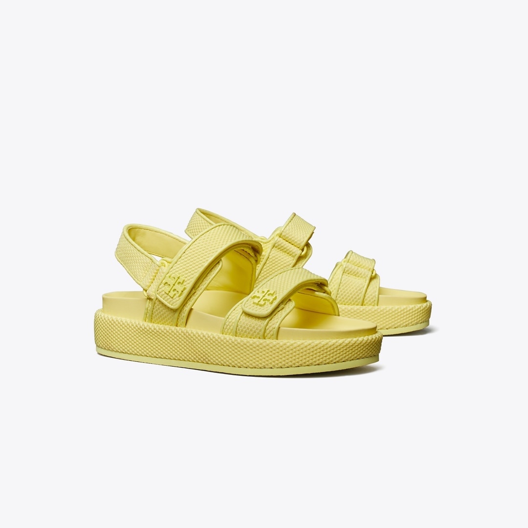 Tory Burch Kira Burch Sandal In Yellow