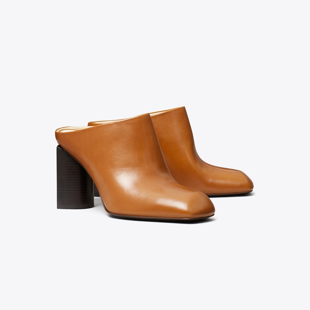 Tory Burch Twisted Mule In Brown