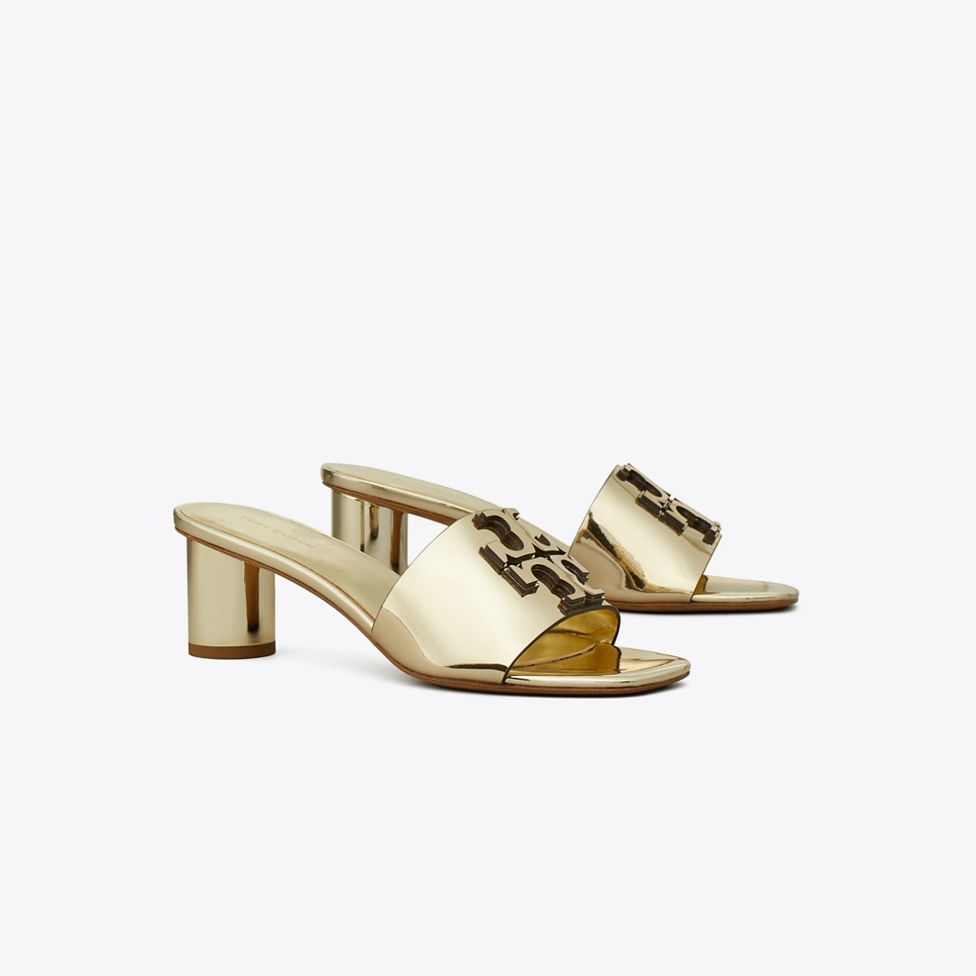Tory Burch Ines Heeled Mule In Multi