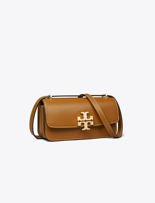 Tory Burch Small Eleanor Rectangular Bag In Brown