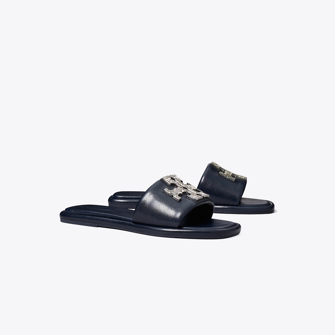 Tory Burch Double T Deco Burch Slide In Multi