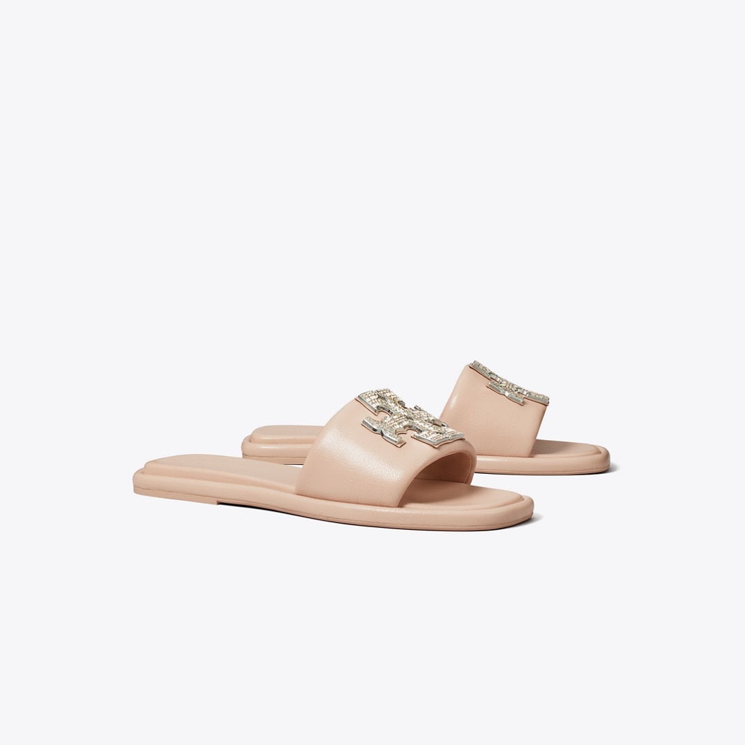Tory Burch Double T Deco Burch Slide In Multi