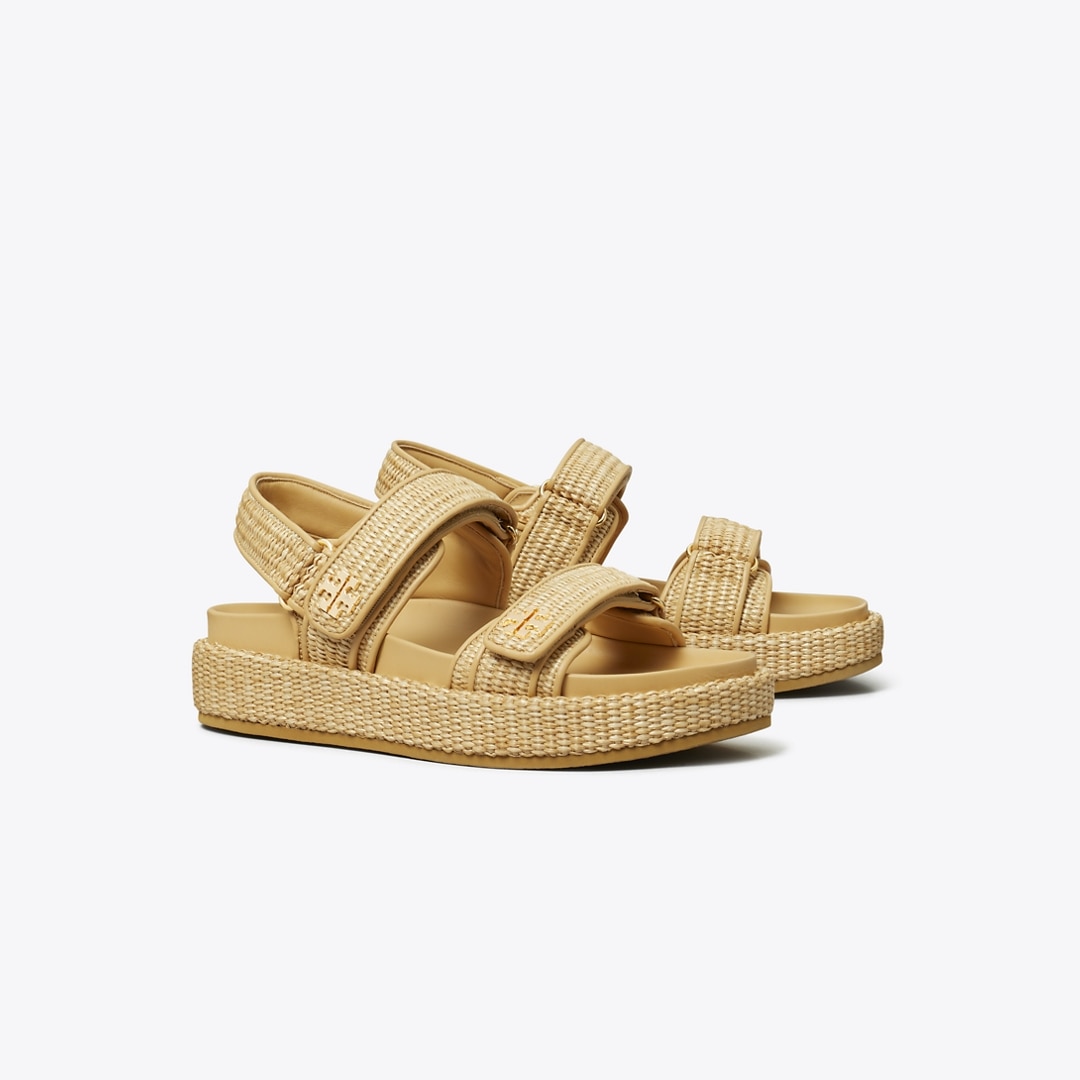 Tory Burch Kira Burch Sandal In Gold