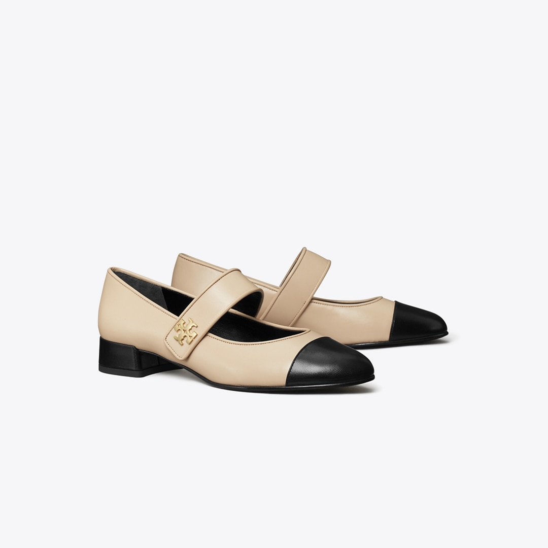 Tory Burch Cap-toe Mary Jane In Multi
