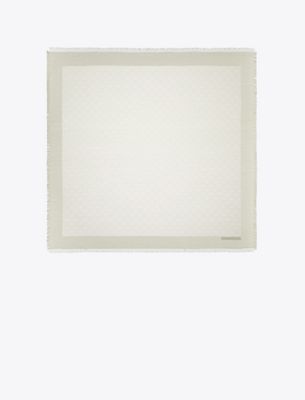 Tory Burch T Monogram Jacquard Traveler In White