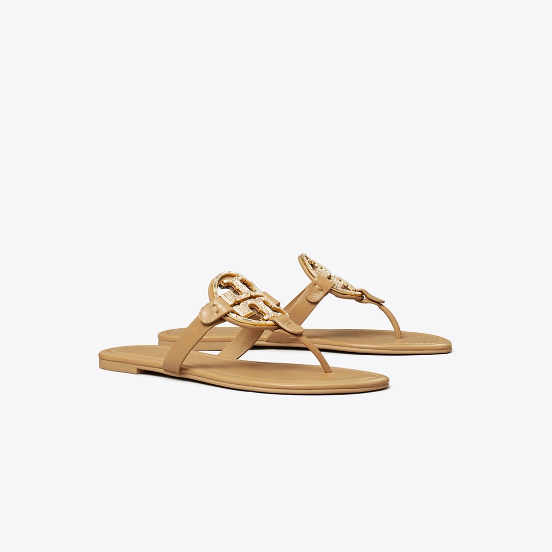 Tory Burch Miller Deco Sandal In Brown
